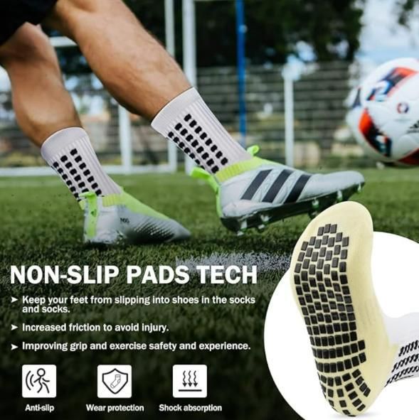 Anti-Slip Sports Socks (Pair of 1)