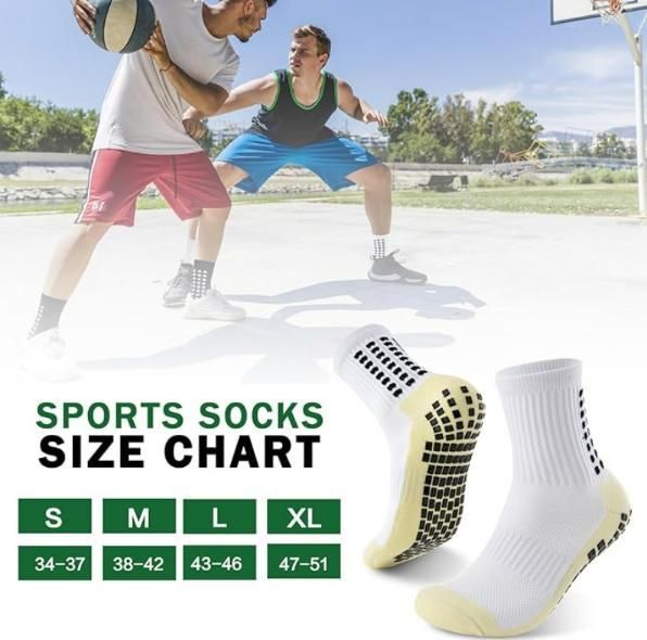 Anti-Slip Sports Socks (Pair of 1)